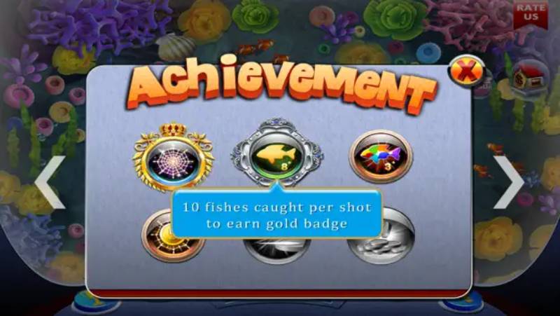 Bắn Cá Lucky Fishing 4+ - Giải Trí Với Trải Nghiệm Săn Thưởng Sống Động 3 Hệ thống nhiệm vụ và sự kiện – chơi không bao giờ chán